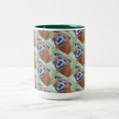 boxer dog pattern mug tweekleurige koffiemok (Center)