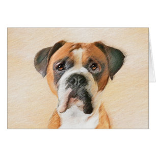 Boxer Dog Peinture Non Décroché Art animal origina