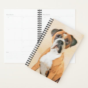 Boxer Dog Peinture Non Décroché Art animal origina