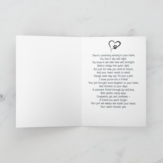 Boxer Dog Pet Sympathie Kaart (Binnen)