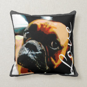 Boxer Dog Pillow Kussen