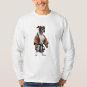 Boxer Dog Play Karate, Karate Champion Boxer Dog T-shirt (Voorkant)