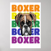 Boxer Dog poster art (Devant)