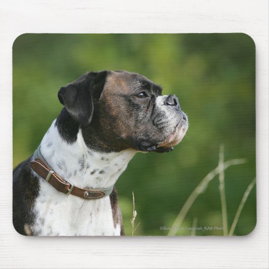 Boxer Dog-profiel Muismat (Voorkant)
