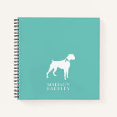 Boxer Dog Puppy Notitieboek (Voorkant)