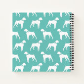 Boxer Dog Puppy Notitieboek (Achterkant)