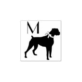 Boxer Dog Puppy Rubberstempel (Afrduk)