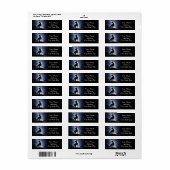 Boxer Dog Return Address Etiket (Full Sheet)