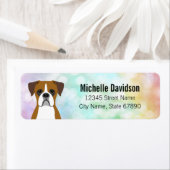 Boxer Dog Return Address Labels (Insitu)