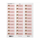 Boxer Dog Return Address Labels (Full Sheet)
