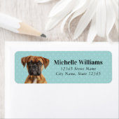 Boxer Dog Return Address Labels (Insitu)