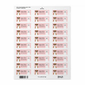 Boxer Dog Return Address Labels (Full Sheet)