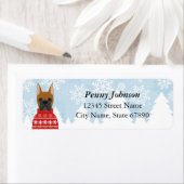 Boxer Dog Return Address Labels (Insitu)