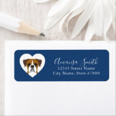 Boxer Dog Return Address Labels (Insitu)