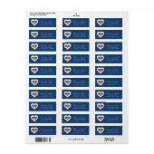 Boxer Dog Return Address Labels (Full Sheet)