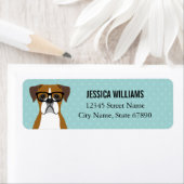 Boxer Dog Return Address Labels (Insitu)