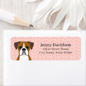 Boxer Dog Return Address Labels (Insitu)