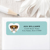 Boxer Dog Return Address Labels (Insitu)