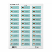 Boxer Dog Return Address Labels (Full Sheet)