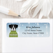 Boxer Dog Return Address Labels (Insitu)