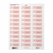 Boxer Dog Return Address Labels (Full Sheet)