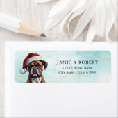 Boxer Dog Return Address Labels (Insitu)