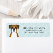 Boxer Dog Return Address Labels (Insitu)
