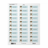 Boxer Dog Return Address Labels (Full Sheet)