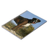 Boxer Dog Show Stance Notitieboek (Linkerzijde)