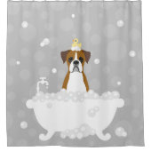 Boxer Dog Shower Curtain Douchegordijn (Voorkant)