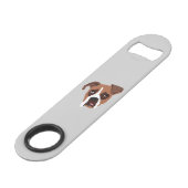 Boxer Dog Speed Bottle Opener Flessenopener (Voorkant Gekanteld)