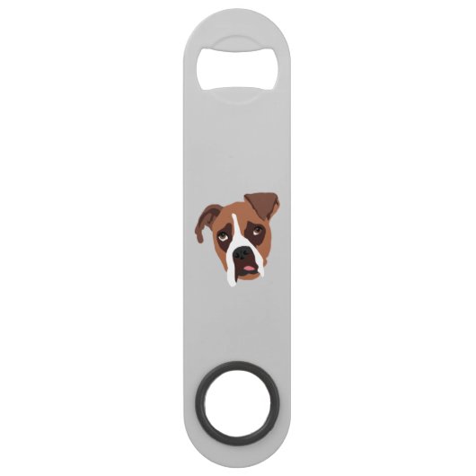 Boxer Dog Speed Bottle Opener Flessenopener (Voorkant)