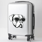 Boxer Dog Sticker (Koffer)