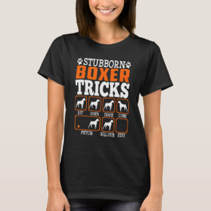 Boxer Dog Tricks Dogs T-shirt