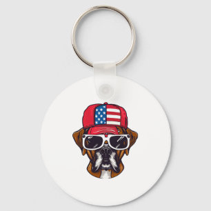 Boxer Dog USA Sleutelhanger
