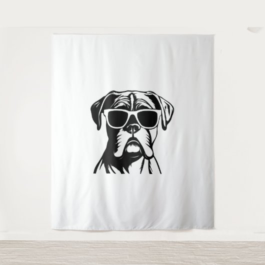 Boxer Dog Wandkleed (Voorkant)