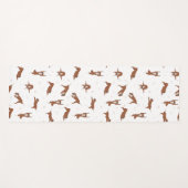 Boxer dog yoga pose yogamat (Voorkant (horizontaal))