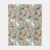 Boxer dogs deken - schattige hondendeken (Voorkant)