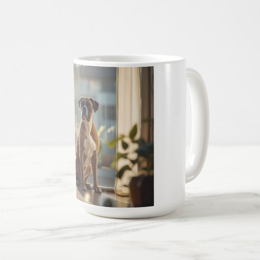Boxer Elegant Coffee Mug (Devant droit)
