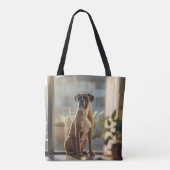 Boxer Elegant Tote Bag (Achterkant)