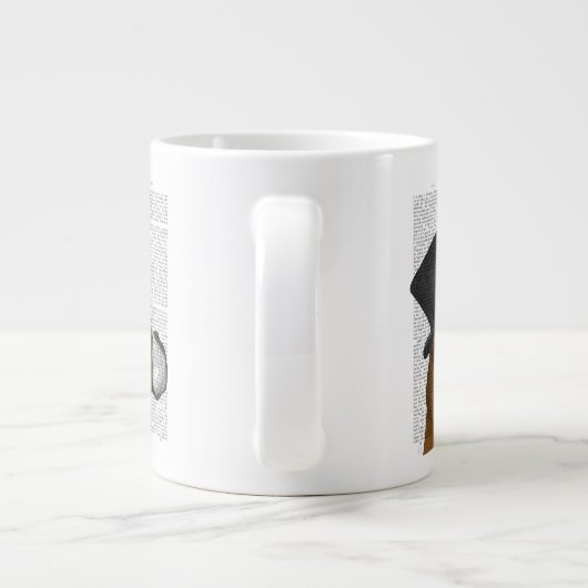 Boxer, Formele hond en Pet Extra Grote Beker (Achterkant)