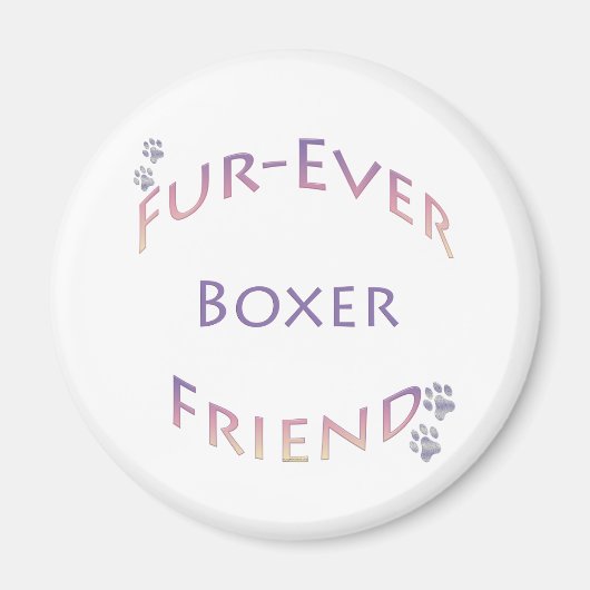 Boxer Furever Magneet (Voorkant)
