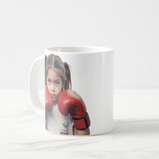 boxer girl mug (Devant gauche)