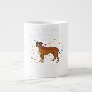 Boxer Glitter Dog Pet Lover Gift Ideas Extra Grote Beker