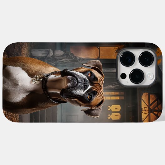 Boxer Halloween eng Case-Mate iPhone Case (Achterkant (horizontaal))