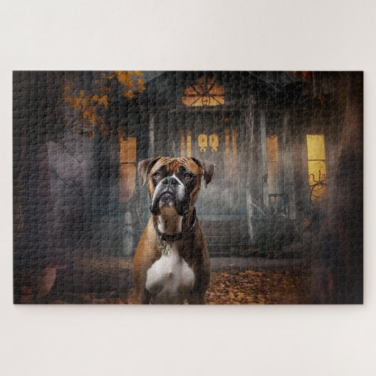 Boxer Halloween eng Legpuzzel (Horizontaal)