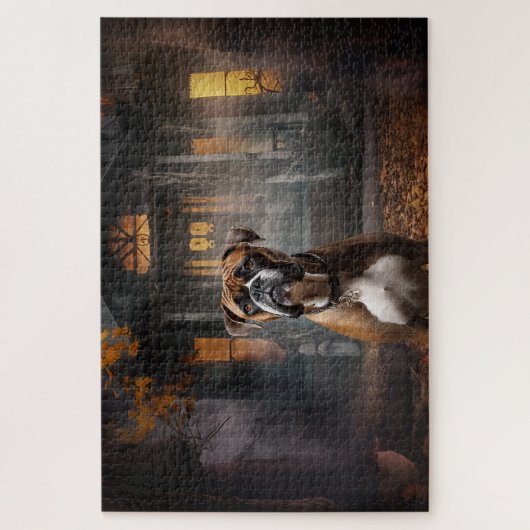 Boxer Halloween eng Legpuzzel (Verticaal)