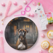 Boxer Halloween eng Papieren Bordje (Feest)