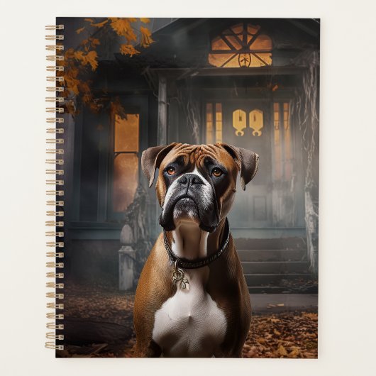 Boxer Halloween eng Planner (Voorkant)