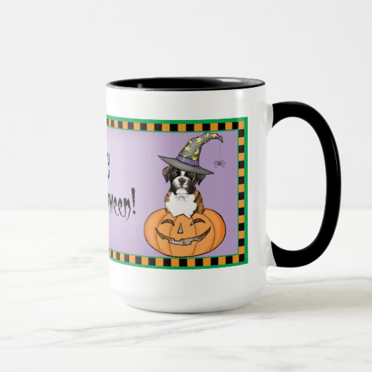 Boxer Halloween Mok (Rechts)